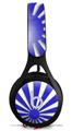 WraptorSkinz Skin Decal Wrap compatible with Beats EP Headphones Rising Sun Japanese Flag Blue Skin Only HEADPHONES NOT INCLUDED