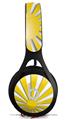 WraptorSkinz Skin Decal Wrap compatible with Beats EP Headphones Rising Sun Japanese Flag Yellow Skin Only HEADPHONES NOT INCLUDED