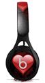 WraptorSkinz Skin Decal Wrap compatible with Beats EP Headphones Glass Heart Grunge Red Skin Only HEADPHONES NOT INCLUDED