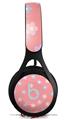 WraptorSkinz Skin Decal Wrap compatible with Beats EP Headphones Pastel Flowers on Pink Skin Only HEADPHONES NOT INCLUDED