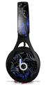 WraptorSkinz Skin Decal Wrap compatible with Beats EP Headphones Twisted Garden Gray and Blue Skin Only HEADPHONES NOT INCLUDED
