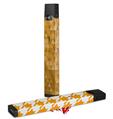Skin Decal Wrap 2 Pack for Juul Vapes Triangle Mosaic Orange JUUL NOT INCLUDED