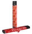Skin Decal Wrap 2 Pack for Juul Vapes Wavey Red JUUL NOT INCLUDED