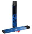 Skin Decal Wrap 2 Pack for Juul Vapes HEX Blue JUUL NOT INCLUDED