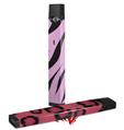 Skin Decal Wrap 2 Pack for Juul Vapes Zebra Skin Pink JUUL NOT INCLUDED