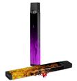Skin Decal Wrap 2 Pack for Juul Vapes Fire Purple JUUL NOT INCLUDED