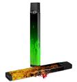 Skin Decal Wrap 2 Pack for Juul Vapes Fire Green JUUL NOT INCLUDED