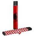 Skin Decal Wrap 2 Pack for Juul Vapes Oriental Dragon Black on Red JUUL NOT INCLUDED