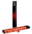 Skin Decal Wrap 2 Pack for Juul Vapes Oriental Dragon Red on Black JUUL NOT INCLUDED