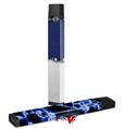 Skin Decal Wrap 2 Pack for Juul Vapes Ripped Colors Blue White JUUL NOT INCLUDED