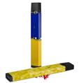 Skin Decal Wrap 2 Pack for Juul Vapes Ripped Colors Blue Yellow JUUL NOT INCLUDED