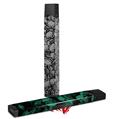 Skin Decal Wrap 2 Pack for Juul Vapes Scattered Skulls Gray JUUL NOT INCLUDED