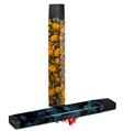 Skin Decal Wrap 2 Pack for Juul Vapes Scattered Skulls Orange JUUL NOT INCLUDED