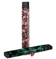 Skin Decal Wrap 2 Pack for Juul Vapes Scattered Skulls Pink JUUL NOT INCLUDED