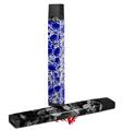 Skin Decal Wrap 2 Pack for Juul Vapes Scattered Skulls Royal Blue JUUL NOT INCLUDED
