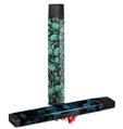 Skin Decal Wrap 2 Pack for Juul Vapes Scattered Skulls Seafoam Green JUUL NOT INCLUDED