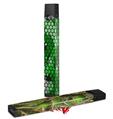 Skin Decal Wrap 2 Pack for Juul Vapes HEX Mesh Camo 01 Green Bright JUUL NOT INCLUDED