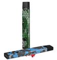 Skin Decal Wrap 2 Pack for Juul Vapes HEX Mesh Camo 01 Green JUUL NOT INCLUDED