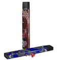 Skin Decal Wrap 2 Pack for Juul Vapes HEX Mesh Camo 01 Red JUUL NOT INCLUDED