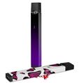 Skin Decal Wrap 2 Pack for Juul Vapes Smooth Fades Purple Black JUUL NOT INCLUDED