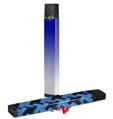 Skin Decal Wrap 2 Pack for Juul Vapes Smooth Fades White Blue JUUL NOT INCLUDED