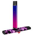 Skin Decal Wrap 2 Pack for Juul Vapes Smooth Fades Hot Pink Blue JUUL NOT INCLUDED