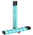 Skin Decal Wrap 2 Pack for Juul Vapes Raining Neon Teal JUUL NOT INCLUDED