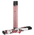 Skin Decal Wrap 2 Pack for Juul Vapes Raining Pink JUUL NOT INCLUDED
