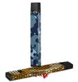 Skin Decal Wrap 2 Pack for Juul Vapes WraptorCamo Old School Camouflage Camo Navy JUUL NOT INCLUDED