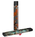 Skin Decal Wrap 2 Pack for Juul Vapes WraptorCamo Old School Camouflage Camo Orange Burnt JUUL NOT INCLUDED