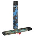 Skin Decal Wrap 2 Pack for Juul Vapes WraptorCamo Old School Camouflage Camo Blue Medium JUUL NOT INCLUDED