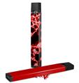 Skin Decal Wrap 2 Pack for Juul Vapes Electrify Red JUUL NOT INCLUDED