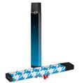 Skin Decal Wrap 2 Pack for Juul Vapes Smooth Fades Neon Blue Black JUUL NOT INCLUDED