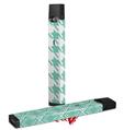 Skin Decal Wrap 2 Pack for Juul Vapes Houndstooth Seafoam Green JUUL NOT INCLUDED