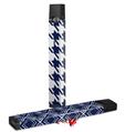Skin Decal Wrap 2 Pack for Juul Vapes Houndstooth Navy Blue JUUL NOT INCLUDED