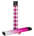 Skin Decal Wrap 2 Pack for Juul Vapes Houndstooth Hot Pink JUUL NOT INCLUDED