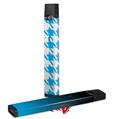 Skin Decal Wrap 2 Pack for Juul Vapes Houndstooth Blue Neon JUUL NOT INCLUDED