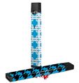 Skin Decal Wrap 2 Pack for Juul Vapes Boxed Neon Blue JUUL NOT INCLUDED