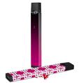 Skin Decal Wrap 2 Pack compatible with Juul Vapes Smooth Fades Hot Pink Black JUUL NOT INCLUDED