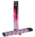 Skin Decal Wrap 2 Pack for Juul Vapes Lightning Pink JUUL NOT INCLUDED