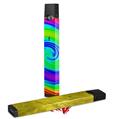 Skin Decal Wrap 2 Pack for Juul Vapes Rainbow Swirl JUUL NOT INCLUDED