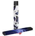 Skin Decal Wrap 2 Pack for Juul Vapes Butterflies Blue JUUL NOT INCLUDED