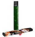 Skin Decal Wrap 2 Pack for Juul Vapes Christmas Holly Leaves on Green JUUL NOT INCLUDED