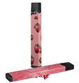 Skin Decal Wrap 2 Pack for Juul Vapes Strawberries on Pink JUUL NOT INCLUDED