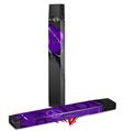 Skin Decal Wrap 2 Pack for Juul Vapes Barbwire Heart Purple JUUL NOT INCLUDED
