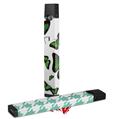 Skin Decal Wrap 2 Pack for Juul Vapes Butterflies Green JUUL NOT INCLUDED