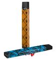 Skin Decal Wrap 2 Pack for Juul Vapes Halloween Skull and Bones JUUL NOT INCLUDED