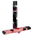 Skin Decal Wrap 2 Pack for Juul Vapes Abstract 02 Pink JUUL NOT INCLUDED