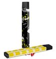 Skin Decal Wrap 2 Pack for Juul Vapes Abstract 02 Yellow JUUL NOT INCLUDED