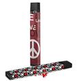 Skin Decal Wrap 2 Pack for Juul Vapes Love and Peace Pink JUUL NOT INCLUDED